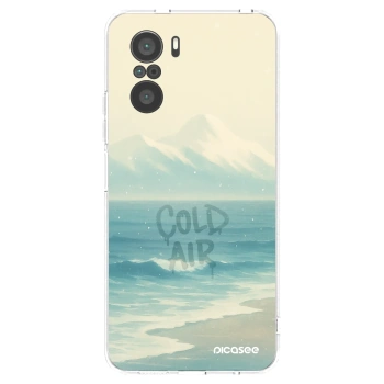 Picasee silikonowe przeźroczyste etui na Xiaomi Poco F3 - COLD AIR