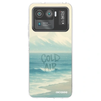 Picasee silikonowe przeźroczyste etui na Xiaomi Mi 11 Ultra - COLD AIR
