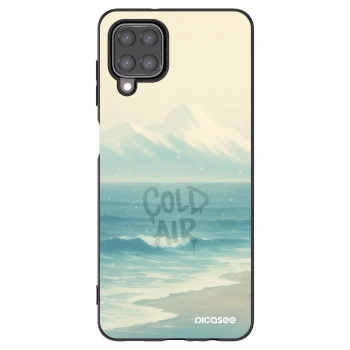Picasee silikonowe czarne etui na Samsung Galaxy M12 M127F - COLD AIR