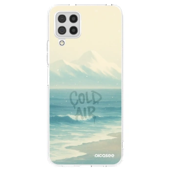 Picasee silikonowe przeźroczyste etui na Samsung Galaxy A22 A225F 4G - COLD AIR