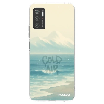Picasee silikonowe przeźroczyste etui na Xiaomi Poco M3 Pro 5G - COLD AIR