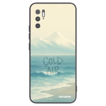 Picasee silikonowe czarne etui na Xiaomi Poco M3 Pro 5G - COLD AIR