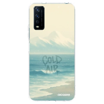 Picasee silikonowe przeźroczyste etui na Vivo Y11s - COLD AIR