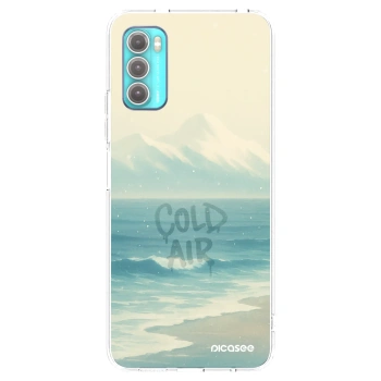 Picasee silikonowe przeźroczyste etui na Motorola Moto G60 - COLD AIR