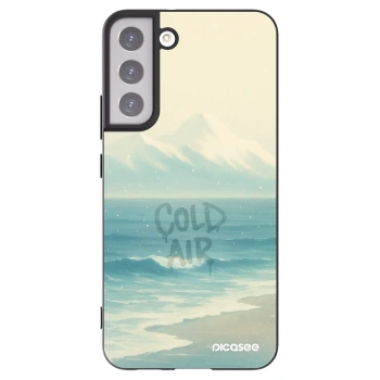 Picasee silikonowe czarne etui na Samsung Galaxy S22+ 5G - COLD AIR