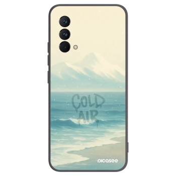 Picasee silikonowe czarne etui na Realme GT Master Edition 5G - COLD AIR