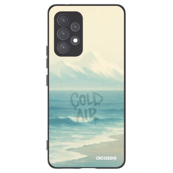 Picasee silikonowe czarne etui na Samsung Galaxy A53 5G A536 - COLD AIR