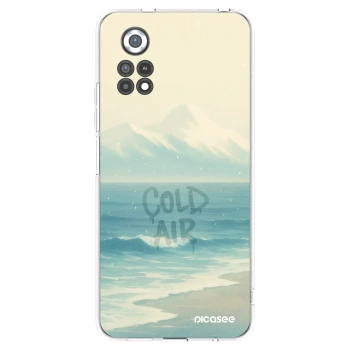 Picasee silikonowe przeźroczyste etui na Xiaomi Poco X4 Pro 5G - COLD AIR