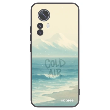 Picasee silikonowe czarne etui na Xiaomi 12 Pro - COLD AIR