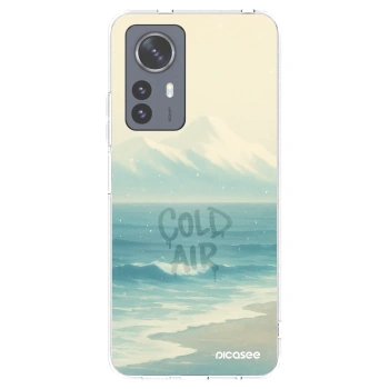 Picasee silikonowe przeźroczyste etui na Xiaomi 12 Pro - COLD AIR