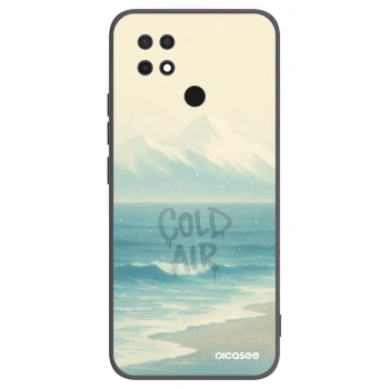 Picasee silikonowe czarne etui na Xiaomi Redmi 10C - COLD AIR