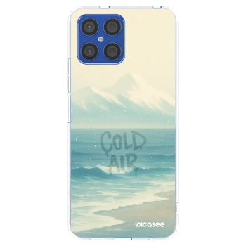Picasee silikonowe przeźroczyste etui na Honor X8 4G - COLD AIR