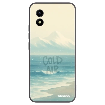 Picasee silikonowe czarne etui na Vivo Y01 - COLD AIR