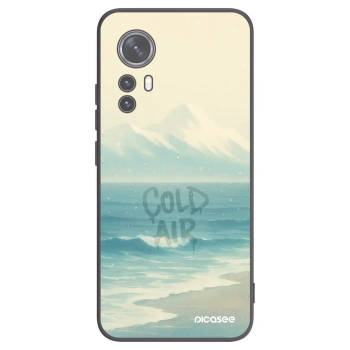 Picasee silikonowe czarne etui na Xiaomi 12X - COLD AIR