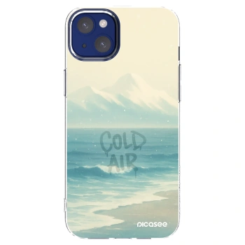 Picasee silikonowe przeźroczyste etui na Apple iPhone 14 Plus - COLD AIR