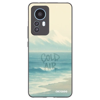 Picasee silikonowe czarne etui na Xiaomi 12T Pro - COLD AIR