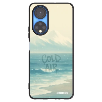 Picasee silikonowe czarne etui na Honor X7 - COLD AIR
