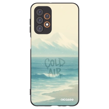 Picasee silikonowe czarne etui na Samsung Galaxy A23 A236B 5G - COLD AIR