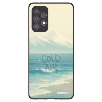 Picasee silikonowe czarne etui na Samsung Galaxy A73 5G - COLD AIR