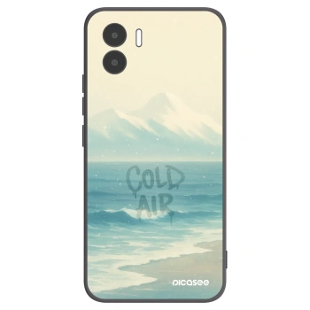 Picasee silikonowe czarne etui na Xiaomi Redmi A1 - COLD AIR