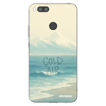 Picasee silikonowe przeźroczyste etui na Xiaomi Redmi A1 - COLD AIR