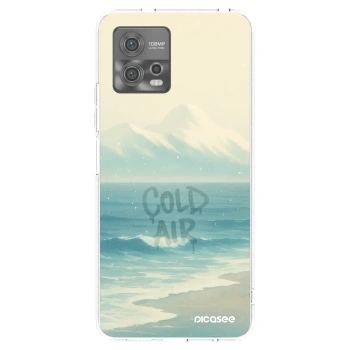 Picasee silikonowe przeźroczyste etui na Motorola Moto G72 - COLD AIR