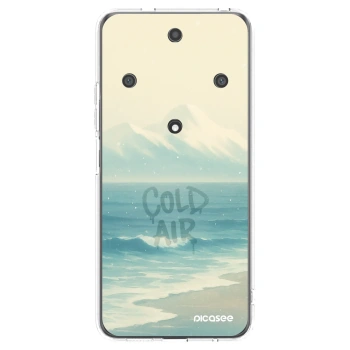 Picasee silikonowe przeźroczyste etui na Honor Magic5 Lite 5G - COLD AIR