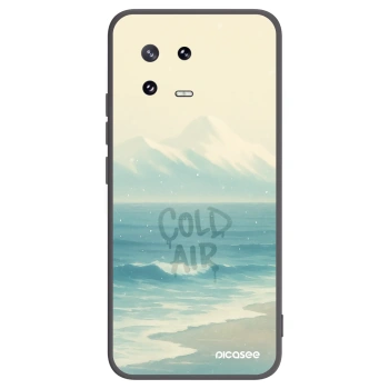 Picasee silikonowe czarne etui na Xiaomi 13 Pro - COLD AIR