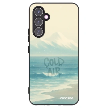 Picasee silikonowe czarne etui na Samsung Galaxy A54 5G A546B - COLD AIR