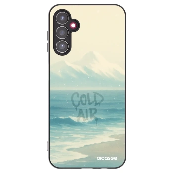 Picasee silikonowe czarne etui na Samsung Galaxy A14 4G A145R - COLD AIR