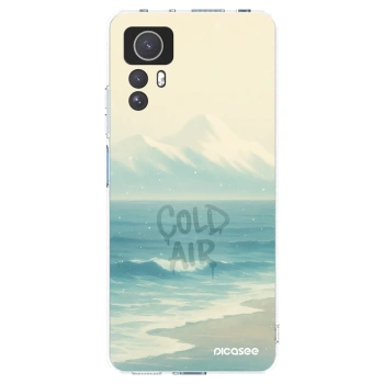Picasee silikonowe przeźroczyste etui na Xiaomi Redmi Note 12S - COLD AIR