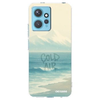 Picasee silikonowe przeźroczyste etui na Xiaomi Redmi Note 12 4G - COLD AIR