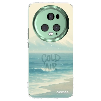 Picasee silikonowe przeźroczyste etui na Honor Magic5 Pro - COLD AIR