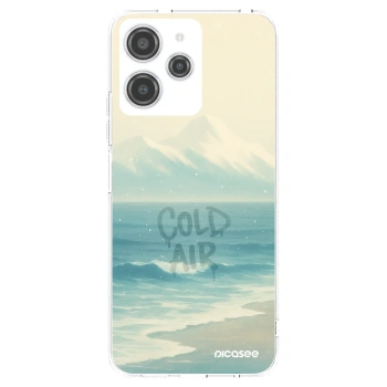 Picasee silikonowe przeźroczyste etui na Xiaomi Redmi 12 4G - COLD AIR
