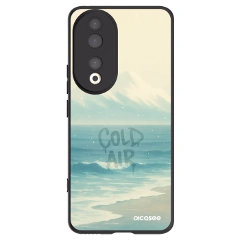 Picasee silikonowe czarne etui na Honor 90 5G - COLD AIR
