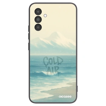 Picasee silikonowe czarne etui na Samsung Galaxy A04s A047F - COLD AIR
