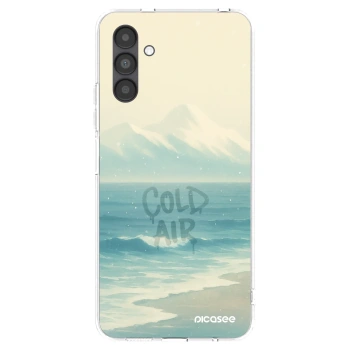 Picasee silikonowe przeźroczyste etui na Samsung Galaxy A04s A047F - COLD AIR