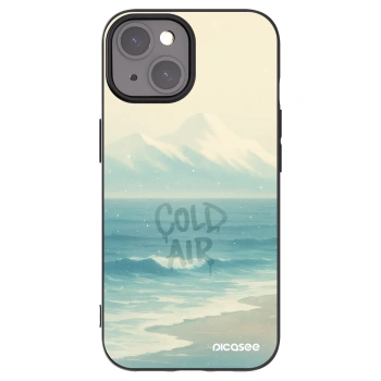 Picasee silikonowe czarne etui na Apple iPhone 15 - COLD AIR
