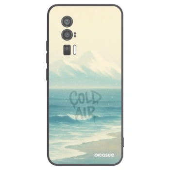 Picasee silikonowe czarne etui na Xiaomi Poco F5 Pro 5G - COLD AIR