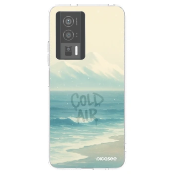 Picasee silikonowe przeźroczyste etui na Xiaomi Poco F5 Pro 5G - COLD AIR