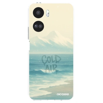 Picasee silikonowe przeźroczyste etui na Honor 90 Lite 5G - COLD AIR