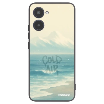 Picasee silikonowe czarne etui na Realme 10 4G - COLD AIR
