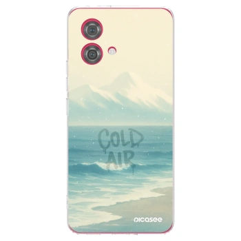 Picasee silikonowe przeźroczyste etui na Motorola Moto G84 5G - COLD AIR