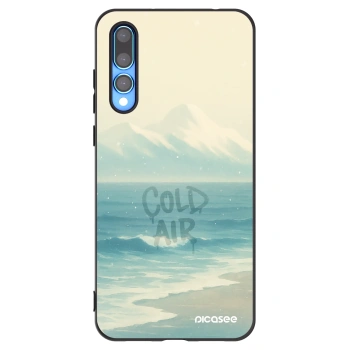 Picasee silikonowe czarne etui na Huawei P20 Pro - COLD AIR