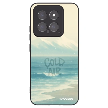 Picasee silikonowe czarne etui na Xiaomi 14 - COLD AIR