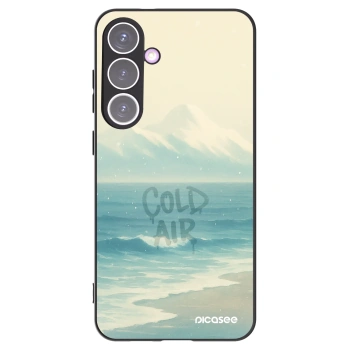Picasee silikonowe czarne etui na Samsung Galaxy S24+ S926B 5G - COLD AIR