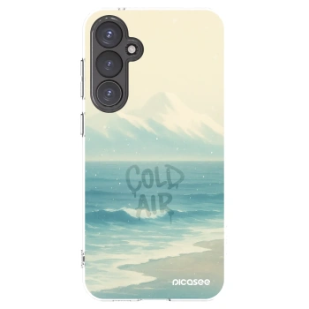 Picasee silikonowe przeźroczyste etui na Samsung Galaxy S23 FE S711B - COLD AIR