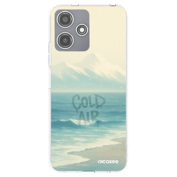 Picasee silikonowe przeźroczyste etui na Xiaomi Redmi 12 5G - COLD AIR