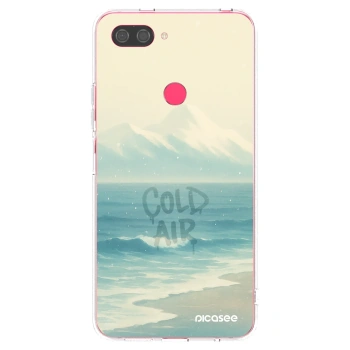 Picasee silikonowe przeźroczyste etui na Xiaomi Mi 8 Lite - COLD AIR
