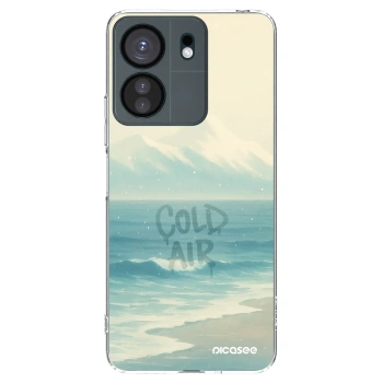 Picasee silikonowe przeźroczyste etui na Xiaomi Redmi 13C 4G - COLD AIR
